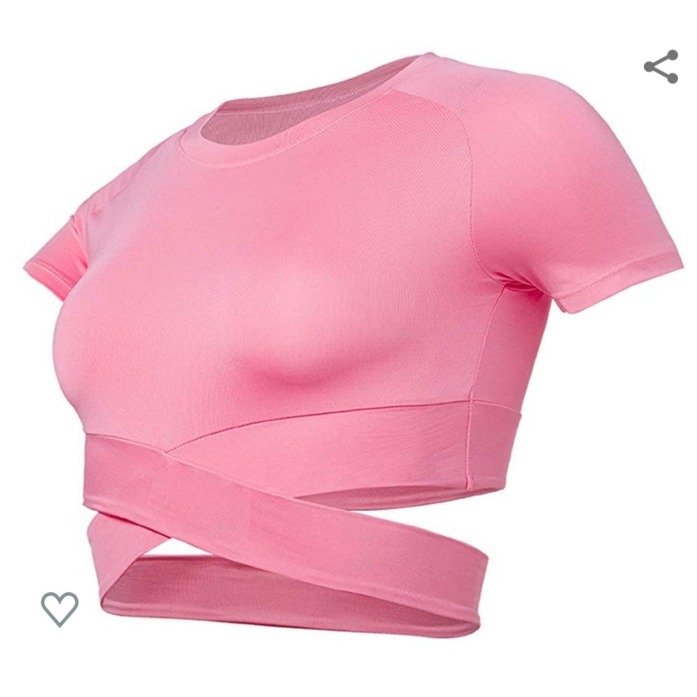 Cross Front Crop Tee